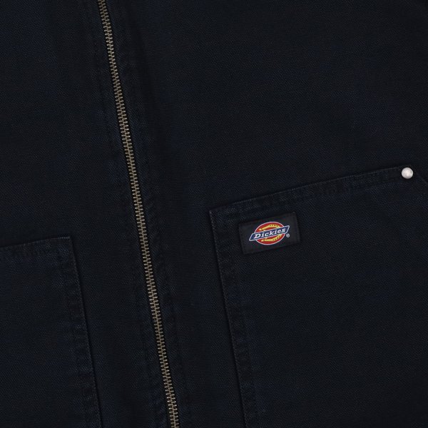 Жилет Dickies Duck High Pile Fleece Lined Vest (stonewashed black) артикул:TER02SBK - купить в магазине Дайс