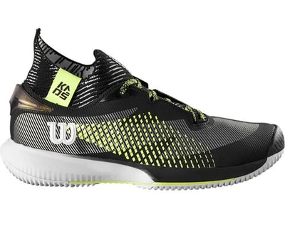 Мужские кроссовки теннисные Wilson Kaos Rapide SFT - white/black/safety yellow
