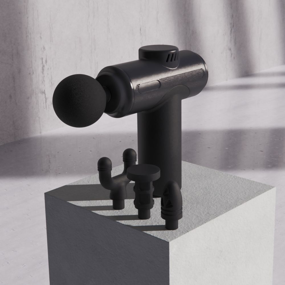 Перкуссионный массажер для тела, шеи и спины DFC VM-SQ-7017B