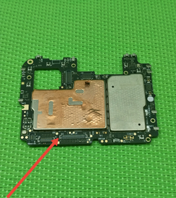 Inoi A55 Spectre 5G (A550) - FPC коннектор дисплея (на плату)