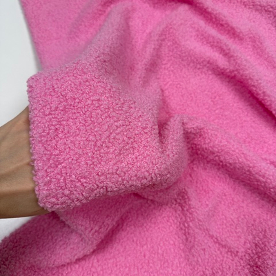 Трикотажный барашек/Букле Барби