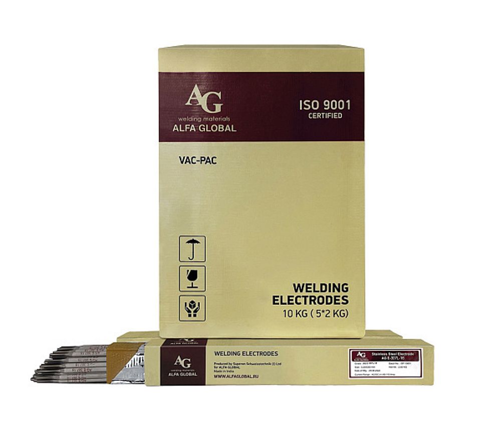 Электроды AG E 307L-16 d= 4,0*350 2,0кг VAC-PAC