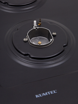 Варочная панель Kumtel KH-43-25, матовая эмалированная сталь, газовый контроль, электроподжиг