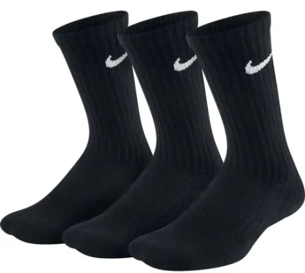 Теннисные носки Nike Youth Performance Cushioned Crew 3P