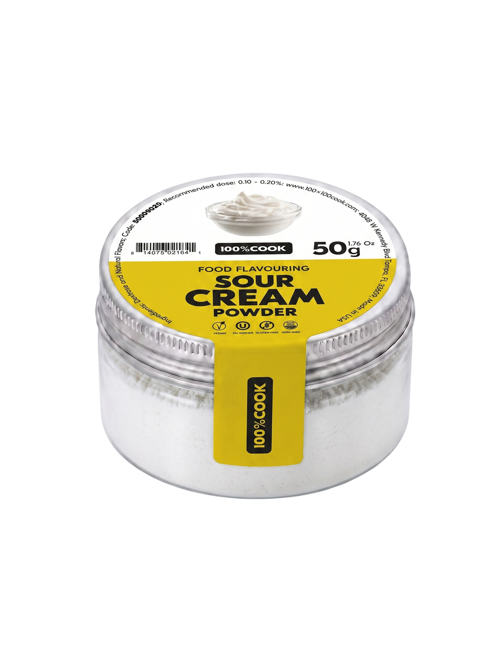 Сметана Ароматизатор пищевой (порошок), 100%COOK, 50 г