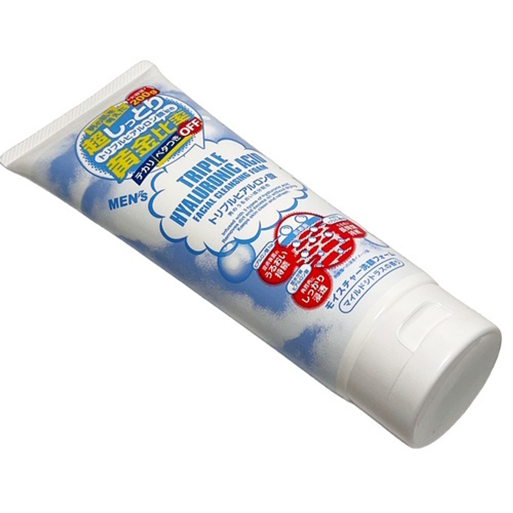 Мужская увлажняющая, очищающая пена для лица