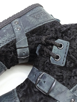 Сапожки из натурального каракуля "In Black"