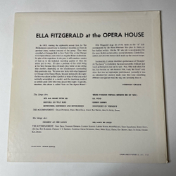 Винтажная виниловая пластинка LP Ella Fitzgerald Элла Фицджеральд At The Opera House (Japan 1976) (No Obi)