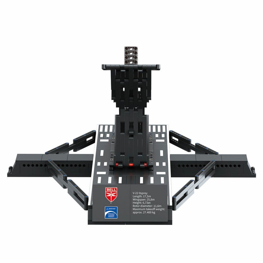 Конструктор Revell Brick System 00961 самолёт Bell Boeing V-22 Osprey 1:25 3730 деталей 00961 — фото 8