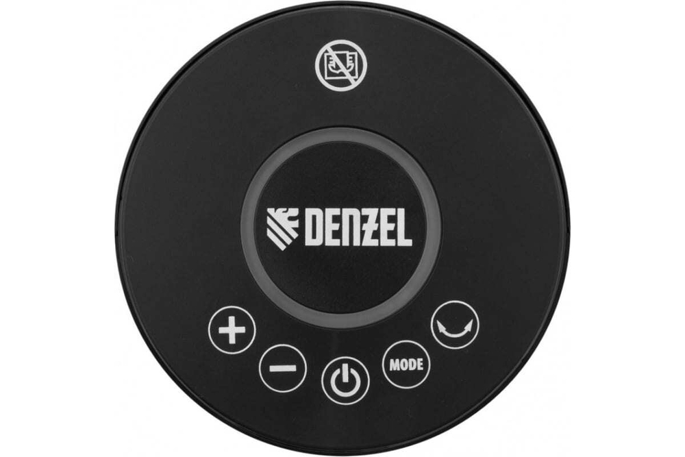 Электрический тепловентилятор Denzel DTFC-2000, керамический, пульт, 3 режима, вентилятор, нагрев 1000/2000 Вт 96419