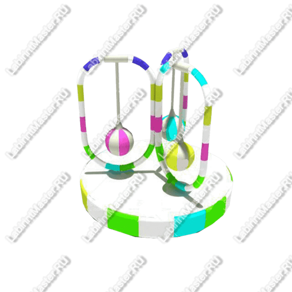 Электрическая карусель детская 4KIDS "Волшебные шары"