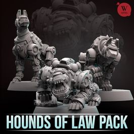 Комплект миниатюр Hounds of Law Pack