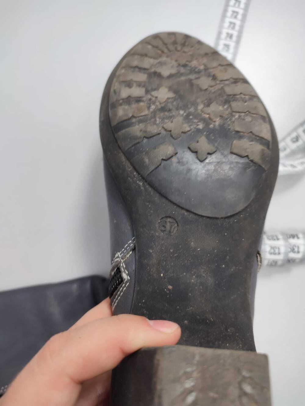 Сапоги кожаные 37 размер