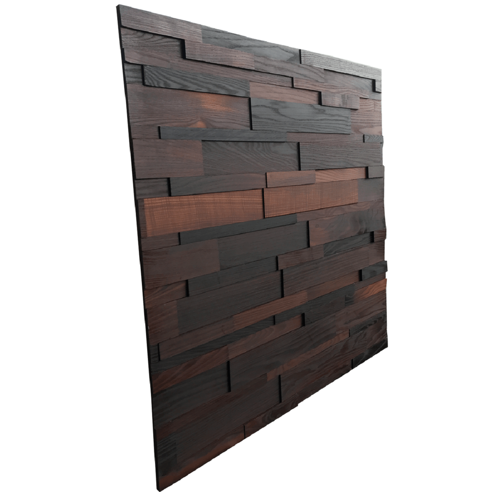 Деревянная мозаика для стен Wood Mosaic Планшет Термоясень