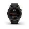 Умные часы Garmin Fenix 7S Pro Sapphire Solar Edition Carbon Gray с черным ремешком