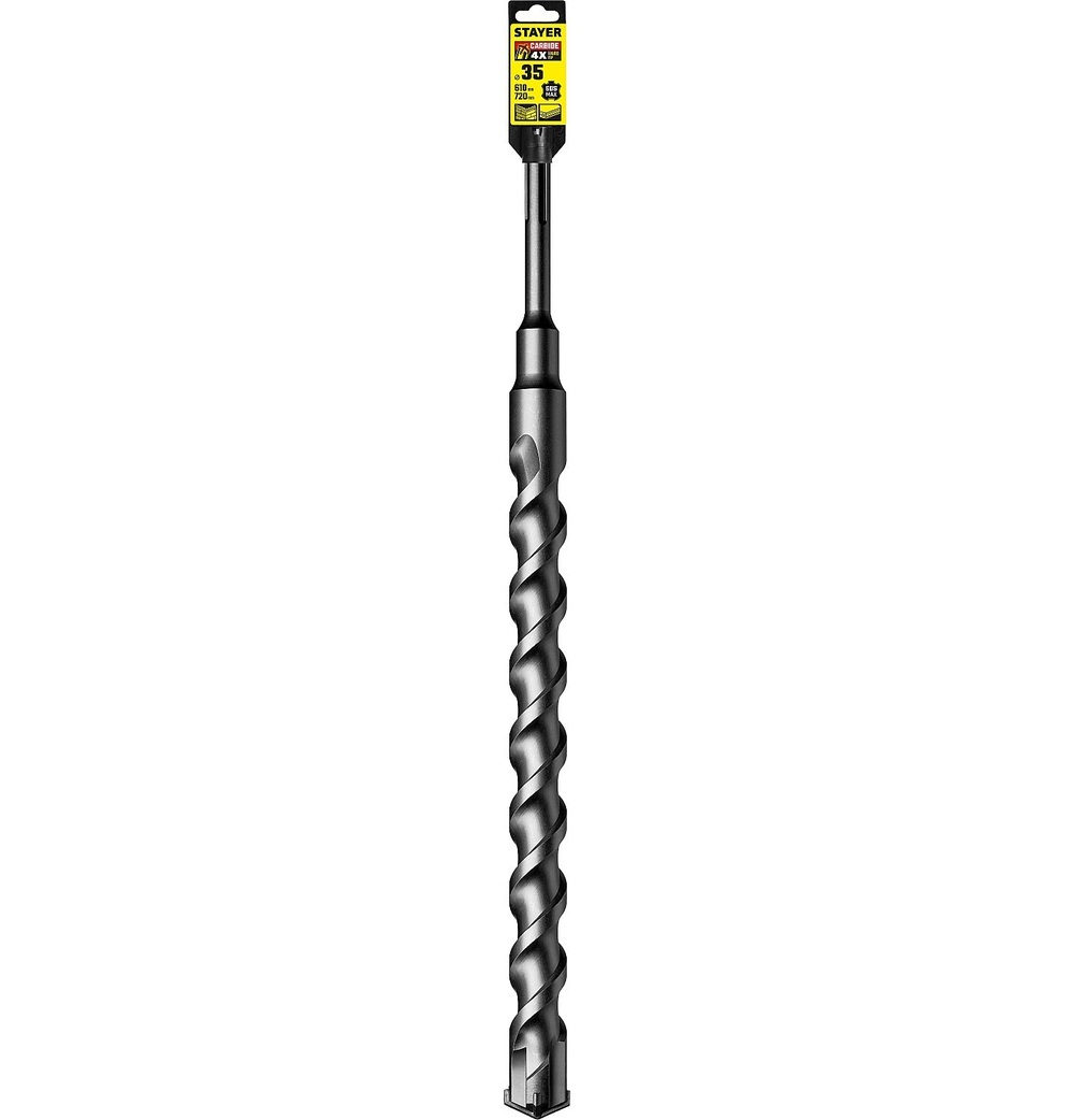 STAYER Hercules-4Х, 35 x 610/720 мм, SDS-max бур, Professional (29370-610-35)