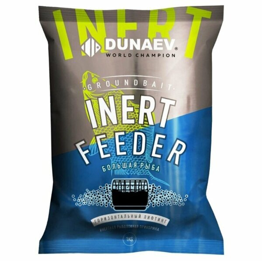 Прикормка "DUNAEV-INERT FEEDER" 1кг Лещ