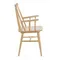 Стул с подлокотниками Kristie натуральное дерево | La Forma | Купить в Hallberg.ru