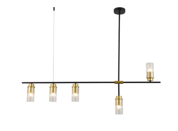 74553/5 GOLD+BLACK (1) Люстра (RL)