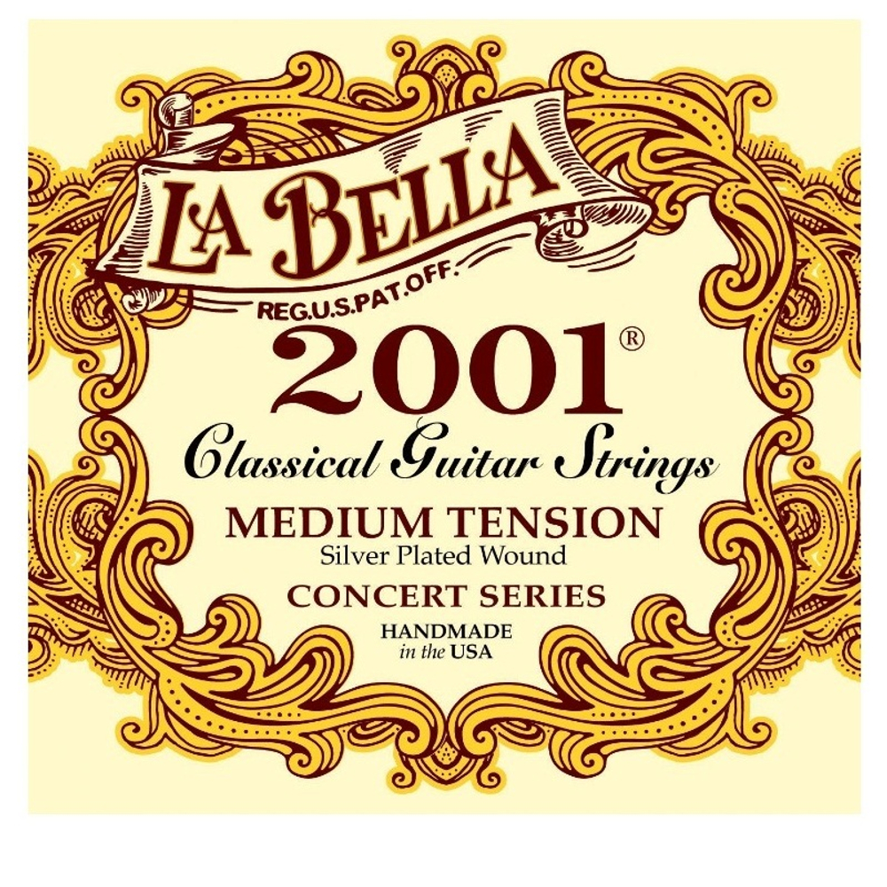 Струны для классической гитары La BELLA 2001 medium tension