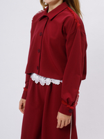 Жакет рубашка укороченная