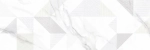 Настенная плитка Alma Ceramica TWU93IBR17R Iceberg 30x90 белая глянцевая с орнаментом