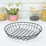 Корзина для фруктов металлическая 25*4,5см, черная