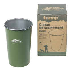 Tramp Стакан металлический, 450 мл, TRC-099, красный