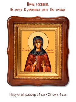 Мария Журавлева преподобномученица. Икона на холсте.