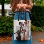 Сумка шоппер с принтом Адский Рай