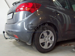 Фаркоп оцинкованный Galia K035C для Kia Venga 2010-2017(паспорт и сертификат в комплекте)(без электрики)