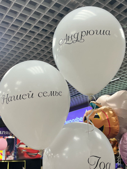 Наклейка на шары/коробки/пакеты