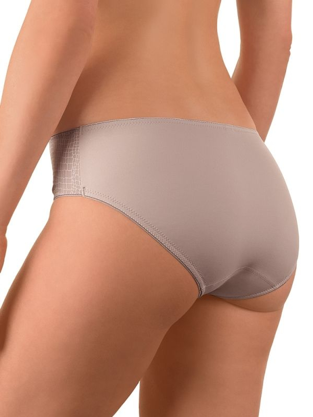 Дымчатые трусы-слипы со змеиным принтом (Размер: 46) (Цвет: дымчатый)