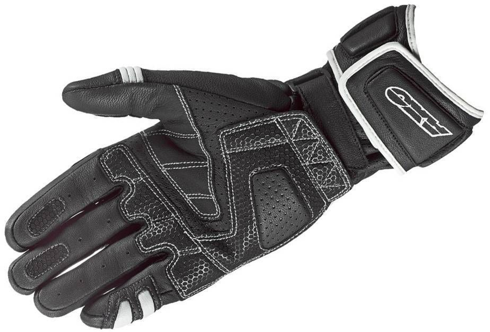 Мотоперчатки AXO Fight BLK/WHT L (Черный-белый)