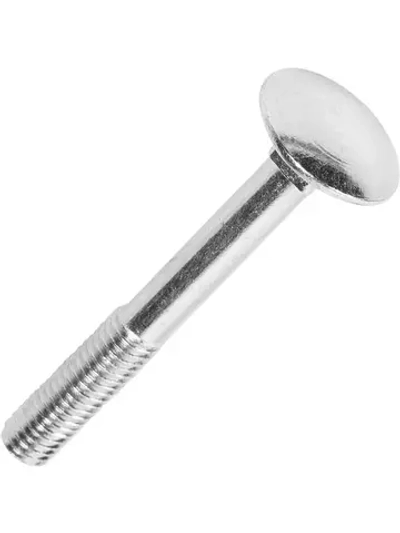 Болт М6х50 DIN 603 мебельный с полукруглой головкой