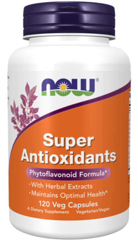 NOW Foods, Супер антиоксиданты, Super Antioxidants, 120 вегетарианских капсул