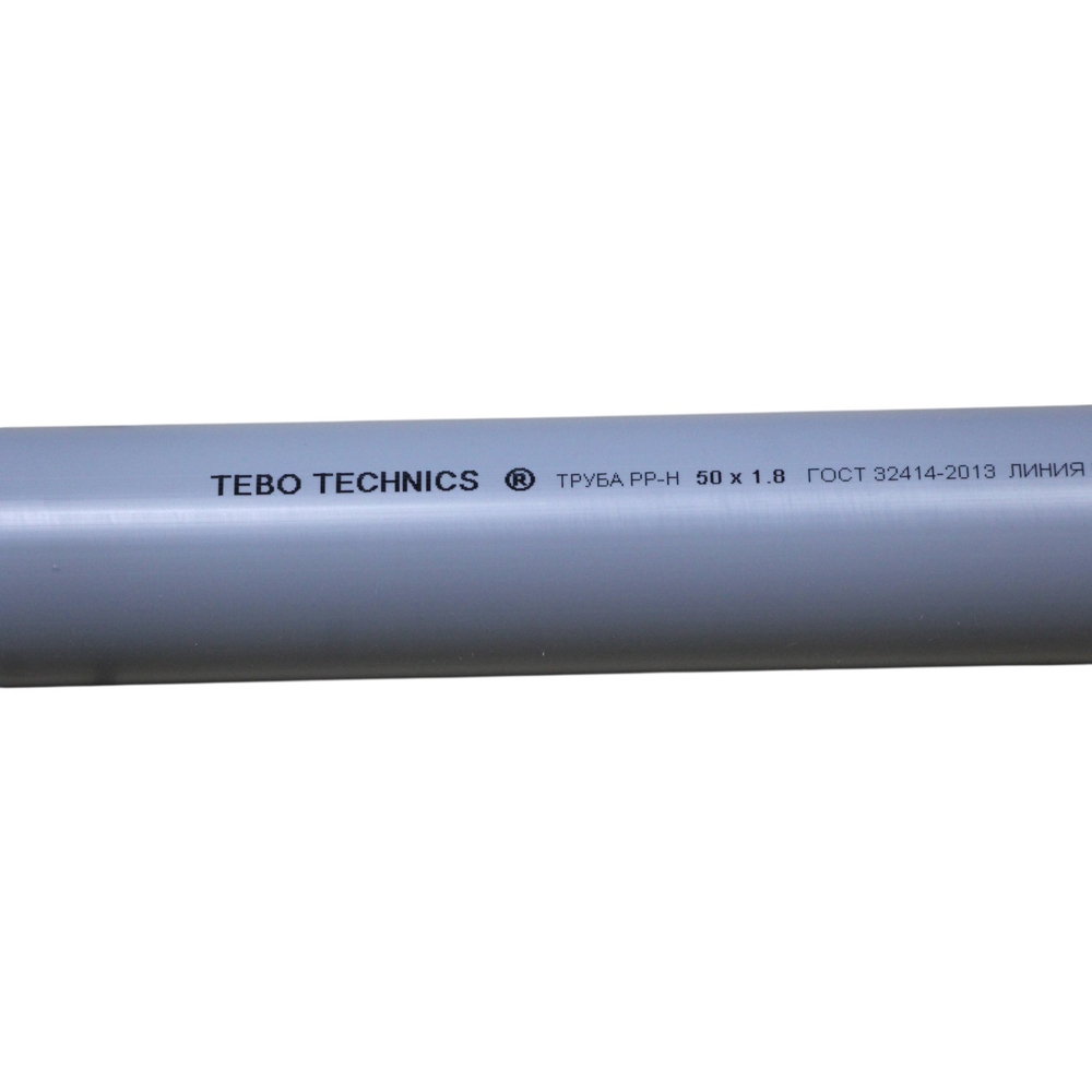 Труба канализационная TEBO Ø50 x 1000 мм