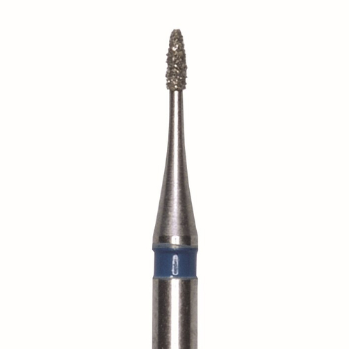 Бор алмазный 194 007 FG, синий, 1 шт. Форма: конус с закругленным концом., JOTA, Швейцария