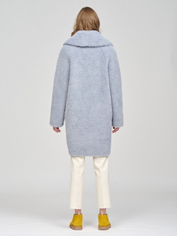 Шуба искусственная чебурашка тедди, SilverFox (арт.S1025ri016bz )