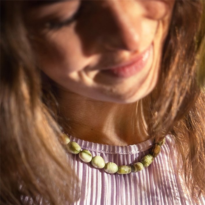 Колье "Твое" из кальцита