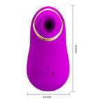 Лиловый вакуумный стимулятор клитора Emily (Цвет: лиловый)