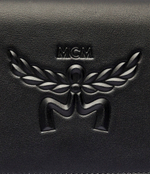 Кожано кошелек MCM - черный(MYLEAAC01)