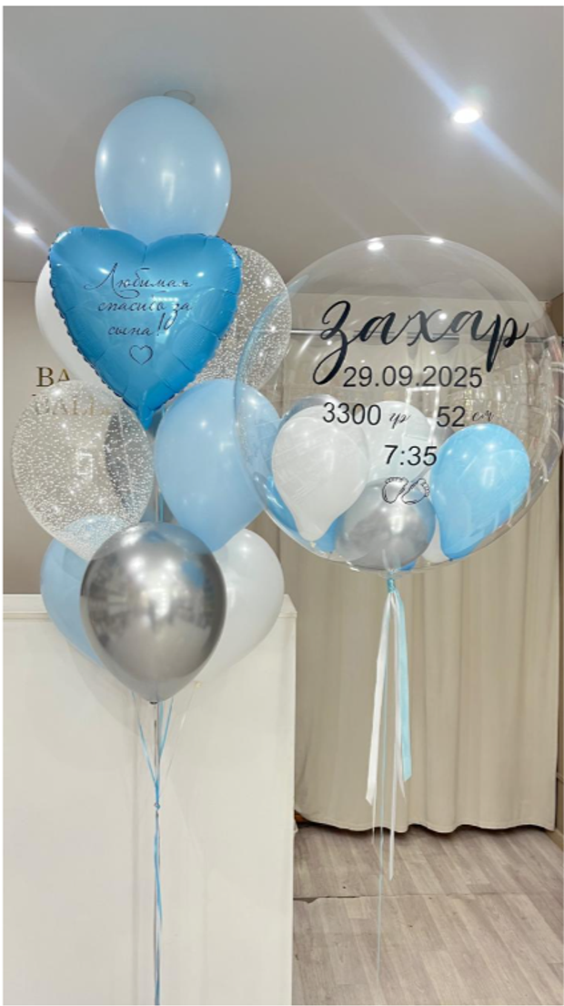 Шары на выписку №258