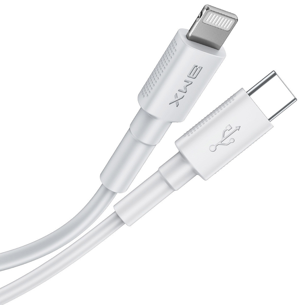 Lightning Кабель Baseus BMX Mini White MFi Certified Cable Type-C to Lightning PD 18W 1.8m - White