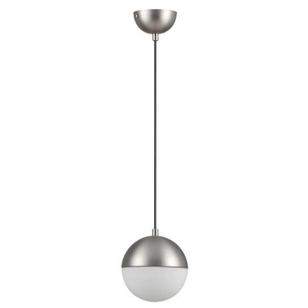 4959/1 PENDANT ODL22 345 мат.никель/металл/белый/стекло Подвес E27 1*40W PINGA