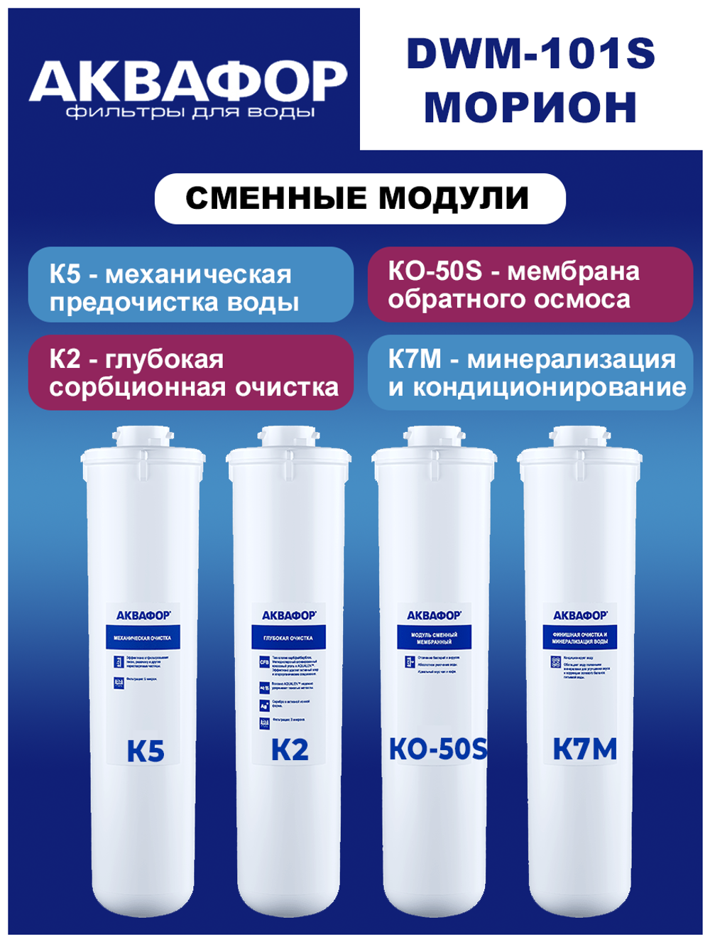 Автомат питьевой воды Аквафор DWM-101S Морион