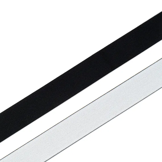 Резинка широкая, черная/светло-серая 30 мм, Германия