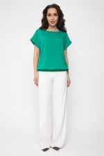 Блуза Леонора (зеленая) Б13600-25М LT Collection