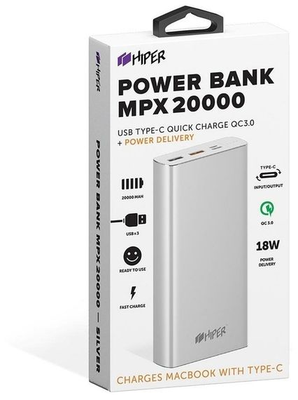 Power Bank Hiper 20000 mAh MPX20000 Gold