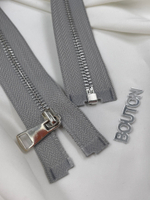 Молния серая серебро